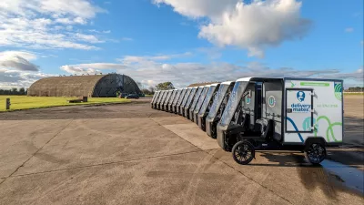 Fifteen Cargo PACKs are lined up for Delivery Mates.